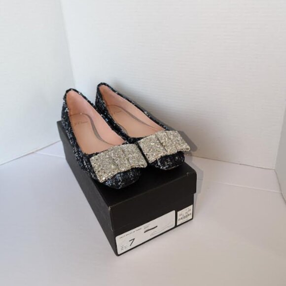 New in Box J Crew Sally Ballet Shoes in Tweed - Picture 8 of 10